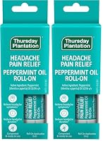 Thursday Plantation Peppermint Roll-On 9ml Headache Pain Relief (Pack of 2)