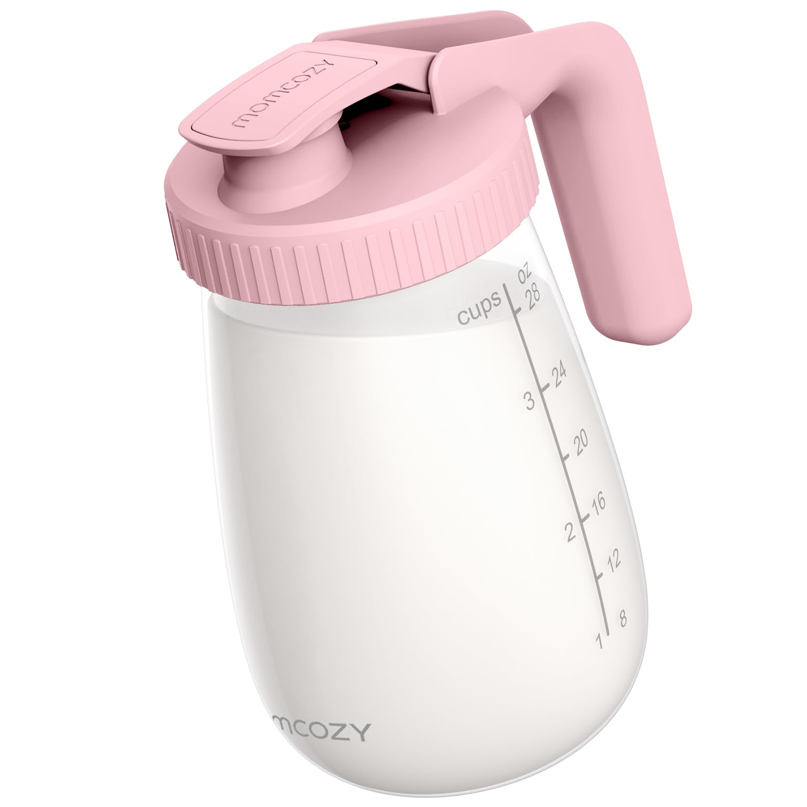 Momcozy Breast Milk Pitcher, Resistant to Heat and Cold Abrupt Temp Swings, No Leak Breast Milk Fridge Storage Container With Wide Mouth, Fast Baby