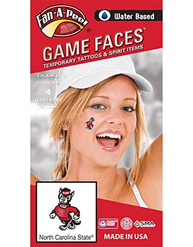 North Carolina – Water Based Temporary Spirit Tattoos – 4-Piece – Logo