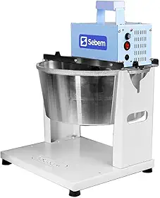 Misturador Misturela Panela Máquina de Mexer Doces Azul 10 Litros Aluminio Fundido Profissional para Cozinha com Base Bivolt Sebem