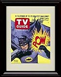 Framed Adam West Autograph Replica Print - TV Guide Cover Batman