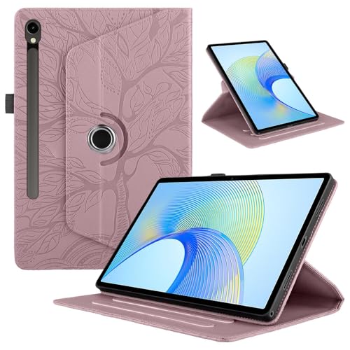 Étui Samsung Galaxy Tab S9 anti-rayure rotatif cuir rigide
