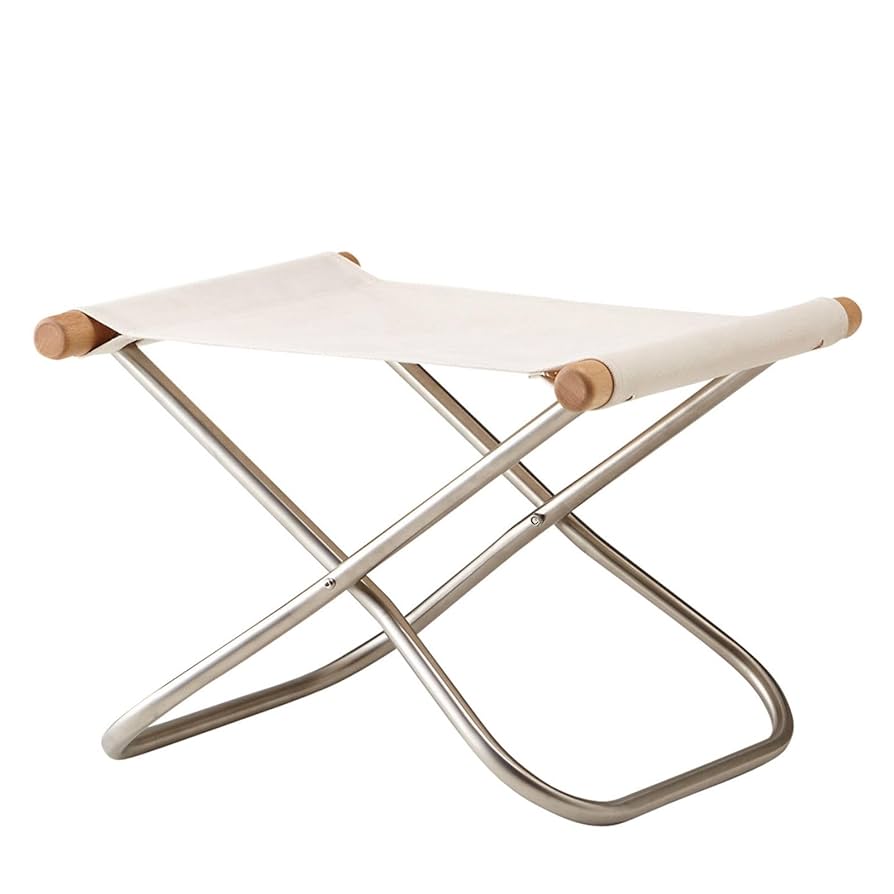 ニーチェアX ナチュラル　ホワイト ニーチェアエックス オットマン・ナチュラル × ホワイト