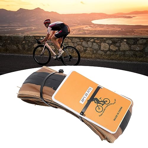 SUNGOOYUE Bicycle Folding Tire, 20 X 1.35 Inches Wear Resistant Rubber Bike Folding Replacement Tire for Road Bicycle - Image 4