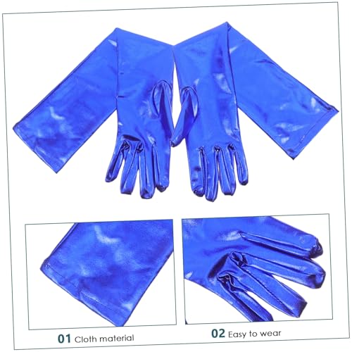 1 Pair Elbow Glossy Gloves for Women Stretchy and Stylish Banquet Wedding Accessories Versatile Fashion for Parties High Gloss Finish Comfortable Fit3
