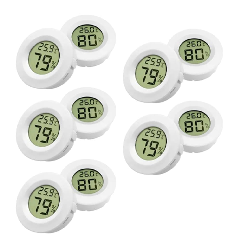 Littimoon Mini LCD Digital Thermometer & Hygrometer -50℃ to +70℃ Temperature&Humidity Meter for Fridge Freezer Testing