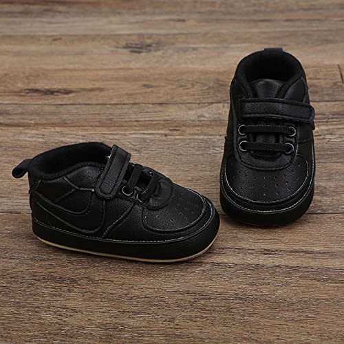 Image of Clowora Unsex Baby Shoes Boys Girls Infant Sneakers Non-Slip Soft Rubber Sole Toddler Crib First Walker Lightweight Shoes