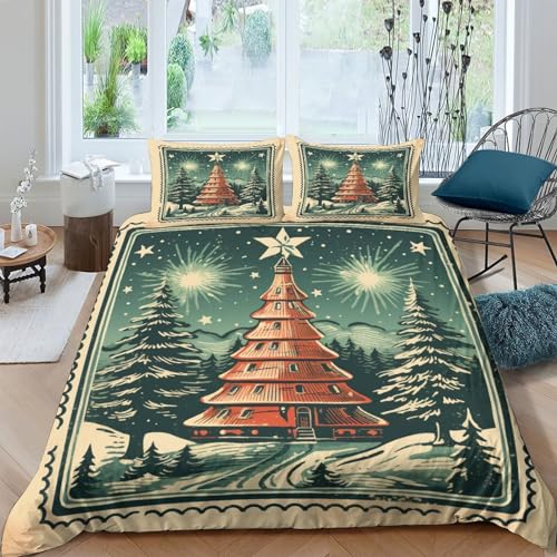 Housse de couette Noël fermeture éclair pour remplacer les parures à boutons difficiles - 2