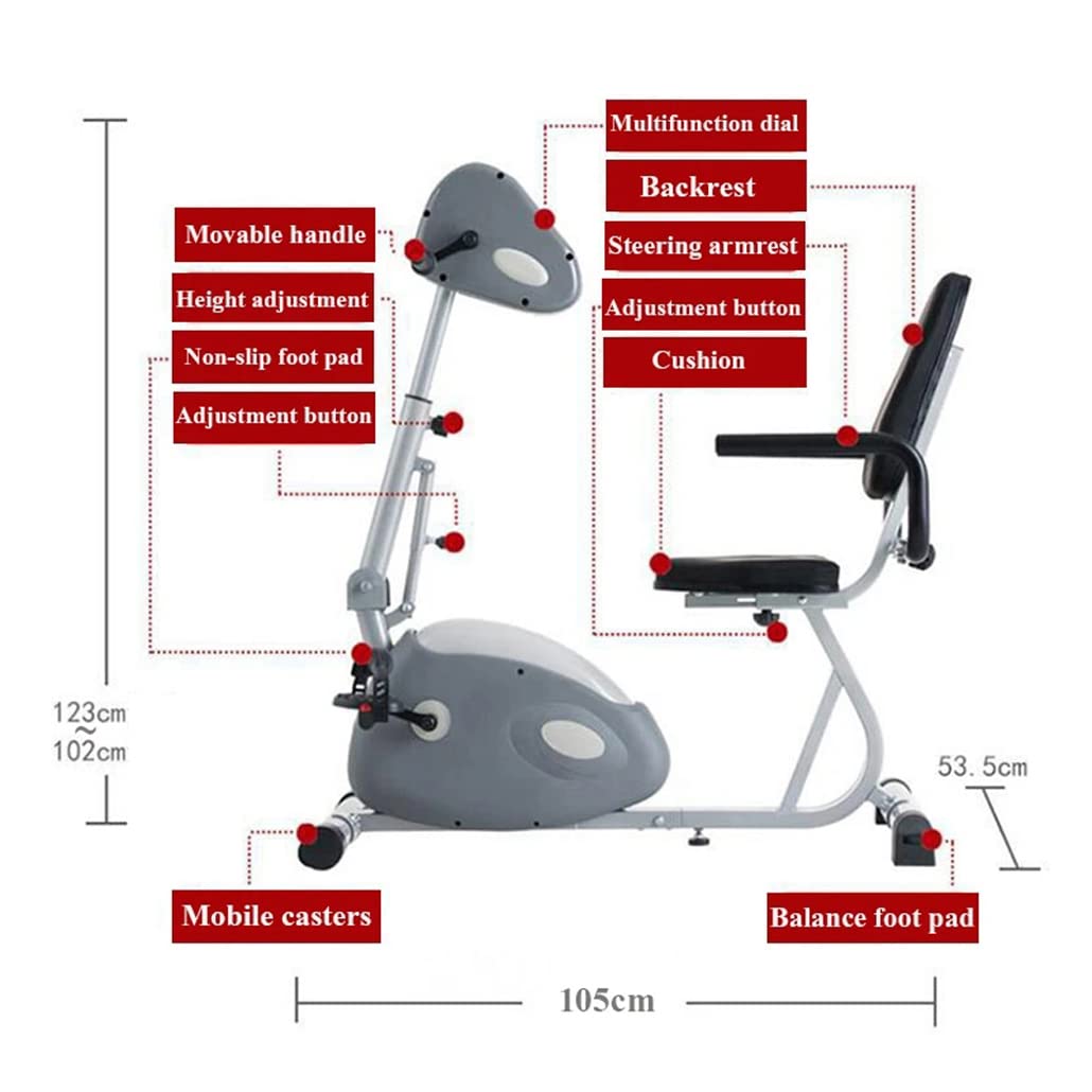 Elektryczny Rower Treningowy Z Pedałami Dla Seniorów, Poziomy Rower Treningowy Z Elektrycznym Treningiem Nóg I Ramion Dla Osób Starszych, Niepełnosprawnych I Niepełnosprawnych