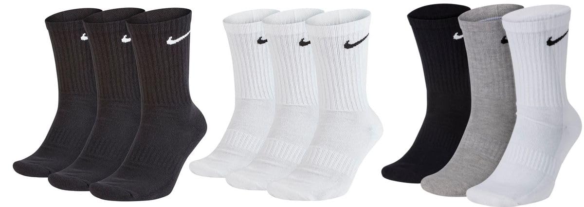 Nike - Calzini da allenamento da uomo ammortizzanti 6 paia