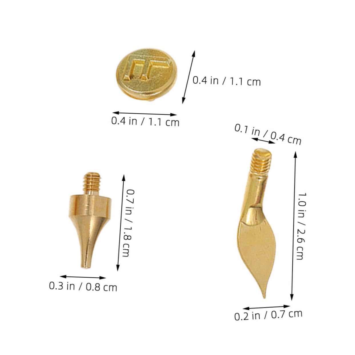 Gogogmee Unique Art Wood Burning Kit Letter Number Tips Interchangeable Pyrography Tool for DIY Crafts