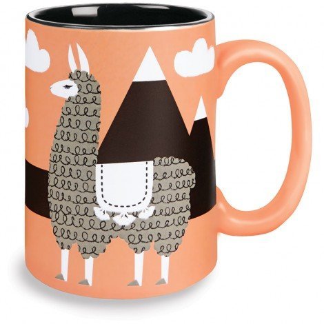 Flash Deals - 40% OFF Kitsch'n Glam 16 Oz Mug, Llama, Coral Black Friday - 80% OFF Kitsch'n Glam 16 Oz Mug, Llama, Coral