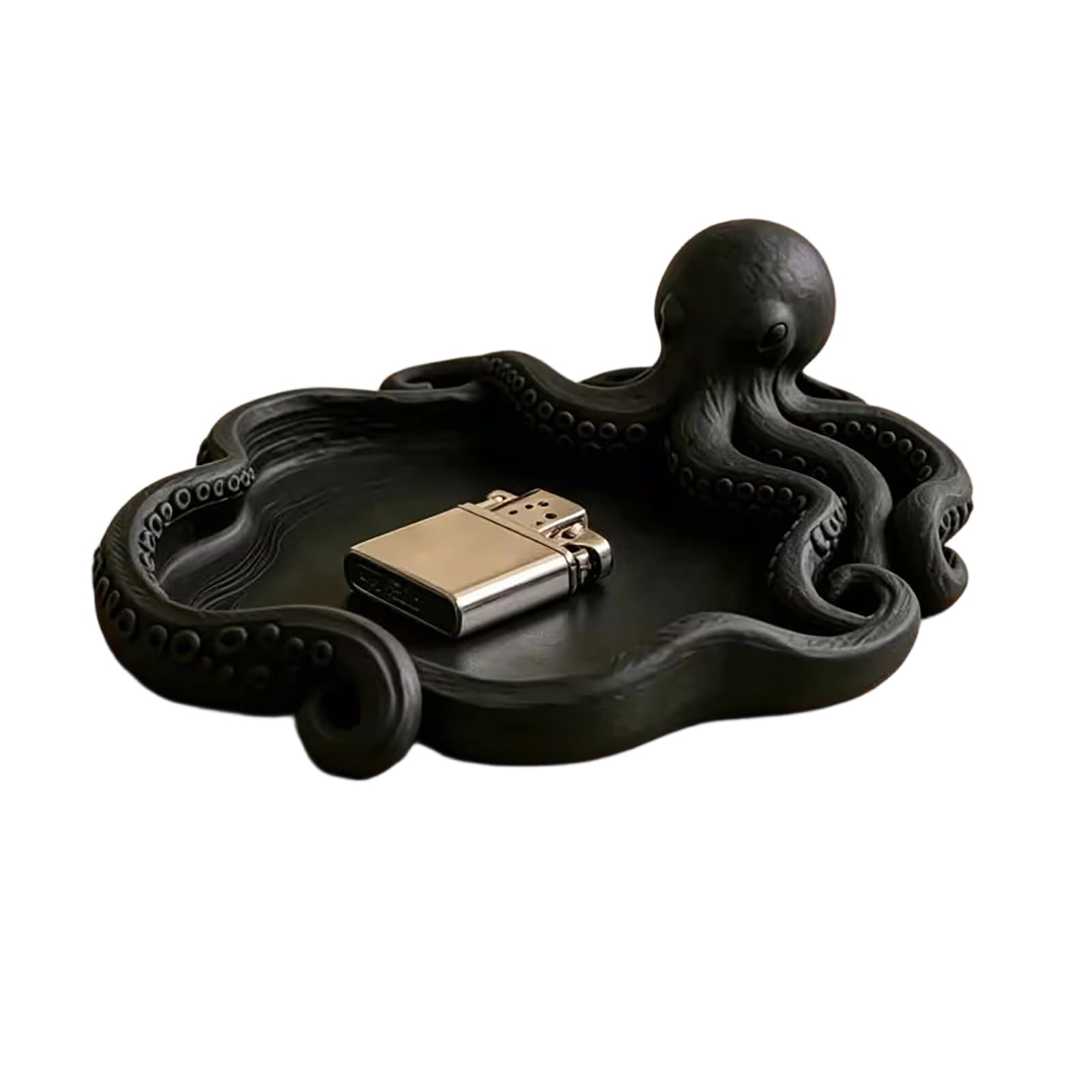 matumou 3D Printed Octopus Jewelry Tray, Ocean Earrings Necklace Ring Dish Tray, Decorative Keys Trinkets Holder Organizer Tray