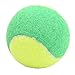 ZCZDHNA 6cm Rubber Tennis Balls 5PCS | Elastic Squash Ball for Training/Swimming Pool/Beach Games | Pressure Reduction Stress Balls for Adults & Youth | Fabric Finish Secure Grip (Green)