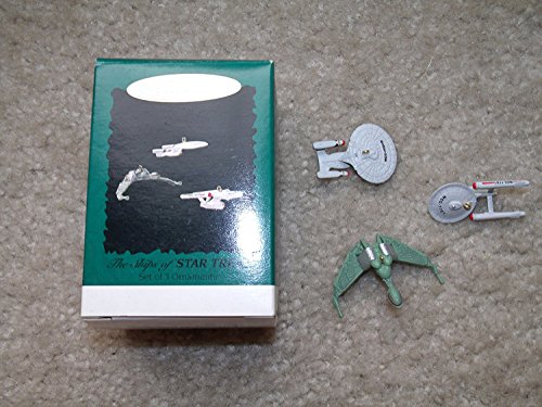 The Ships of Star Trek - Mini Ornament set of 3