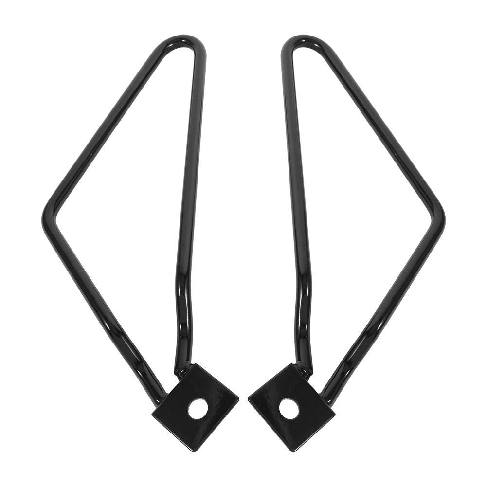 Supports de sacoches de Moto Support de Support de Sacoche de Selle, 2 Supports de de Sacoche de Moto, Support de Sacoche de Moto (Noir) adapté au Cadre de Sacoche de Selle