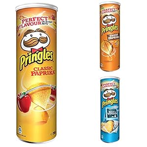 Pringles Party Mix | Chips Mix | 3 Dosen Stapelchips mit 3 verschiedenen Sorten (3 x 200g)