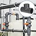 Klyyo Clyro 6 Pack Schedule 80 PVC Pipe Fitting Tee, 1