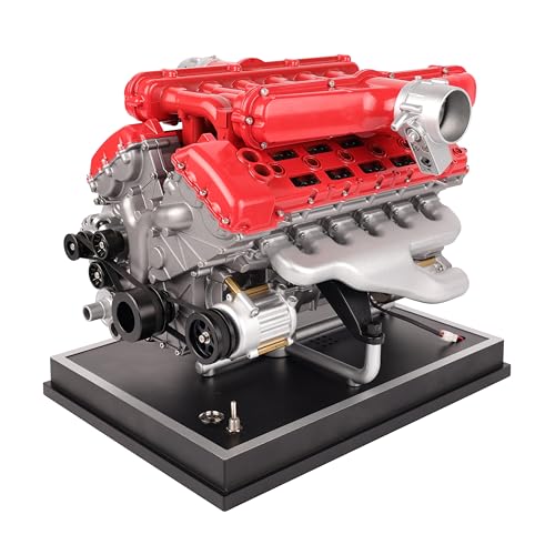 V12 Engine Cars: The 17 Cars That Have V12 Engine (2023) Metal V12 Engine Model Kit That Works 800+ PCS Metal Motorized 4-Stroke Engine with Electric Drive,...