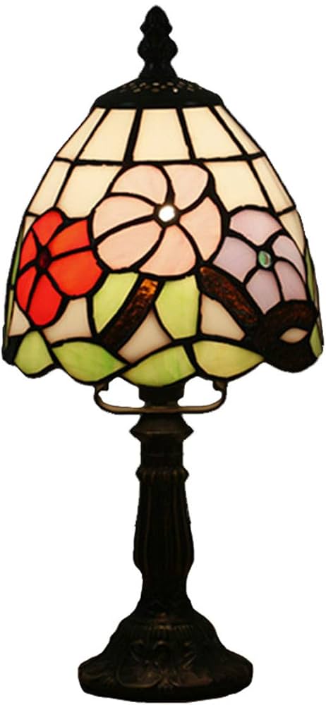 ステンドグラスランプ　ライト 楽天市場】【ふるさと納税】ステンドグラス ランプ スタンド型 青