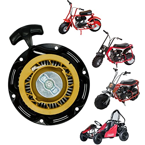 Image of JMCHstore Pull Start Recoil Starter Assembly for FPR GMB100 Coleman CT100U CC100X 98cc, Predator 79cc 3HP Engine, Massimo MB100 79cc Mini Bike, SK100 CK100 Go Kart(Obsidian Black)