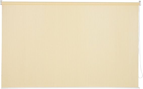 PHI VILLA Outdoor Patio Sun Shade Roller Shade 6ft by 6ft Wheat