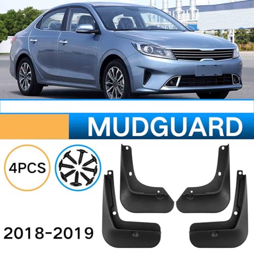 Salpicaduras de vehículos contra daños de piedras en KIA Forte 2018-2019: protección coche 6