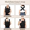 Huggynest Baby Carrier Newborn to Toddler, Multifunctional Adjustable Ergonomic Backpack with Lumbar Support, All-Season Use for Moms & Dads, Front & Back Carry for 7-44 lbs(Black) #5