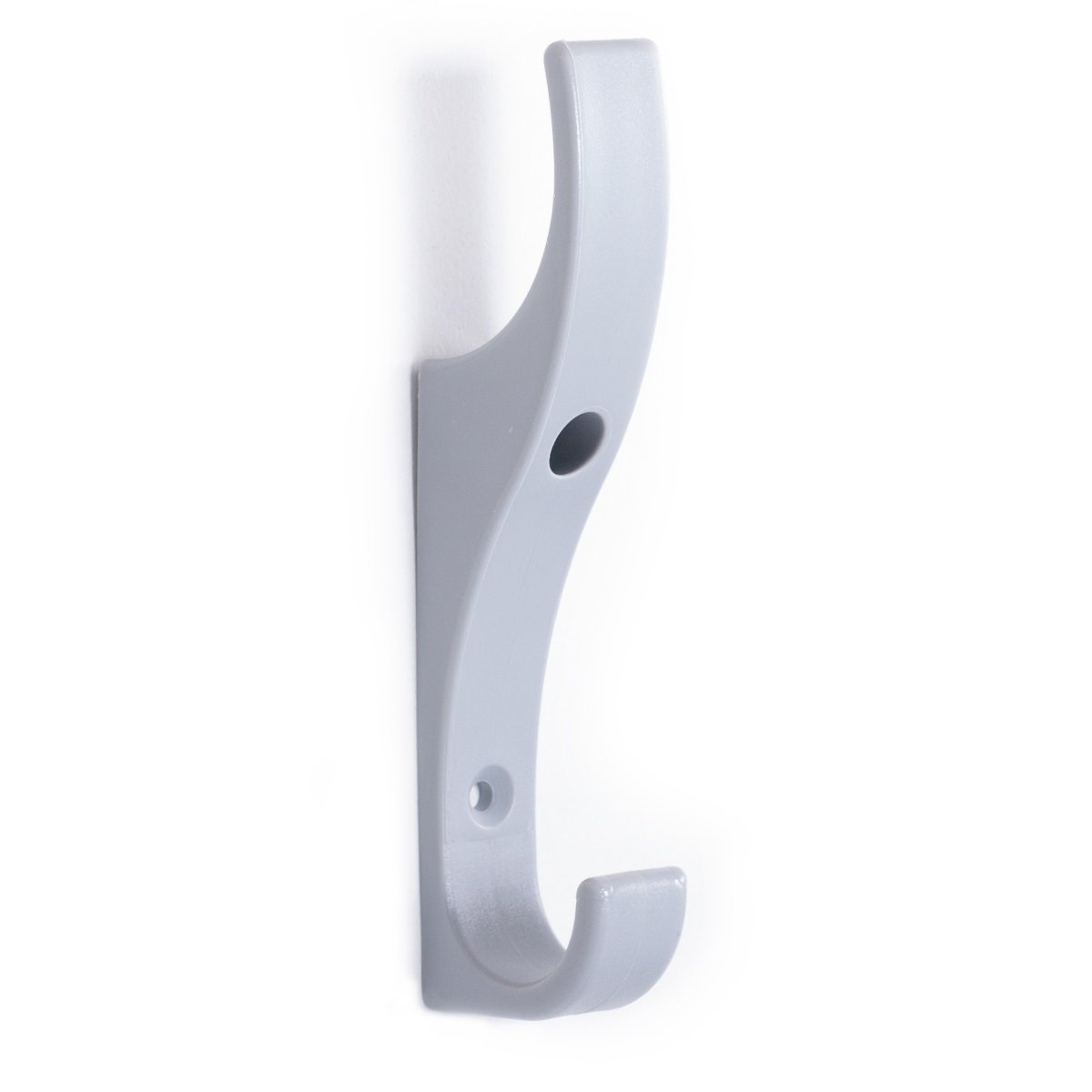 Toughook Unbreakable Plastic Safety Coat Hooks 10 Pack (Light Grey)