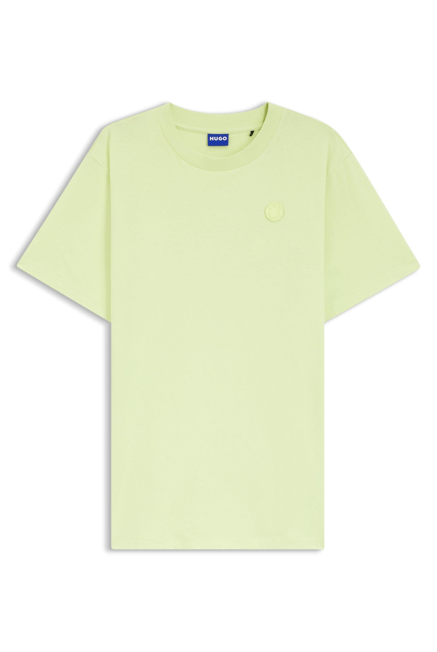 HUGO Womens Vintage Tee B Logo-Badge T-Shirt in Cotton Jersey