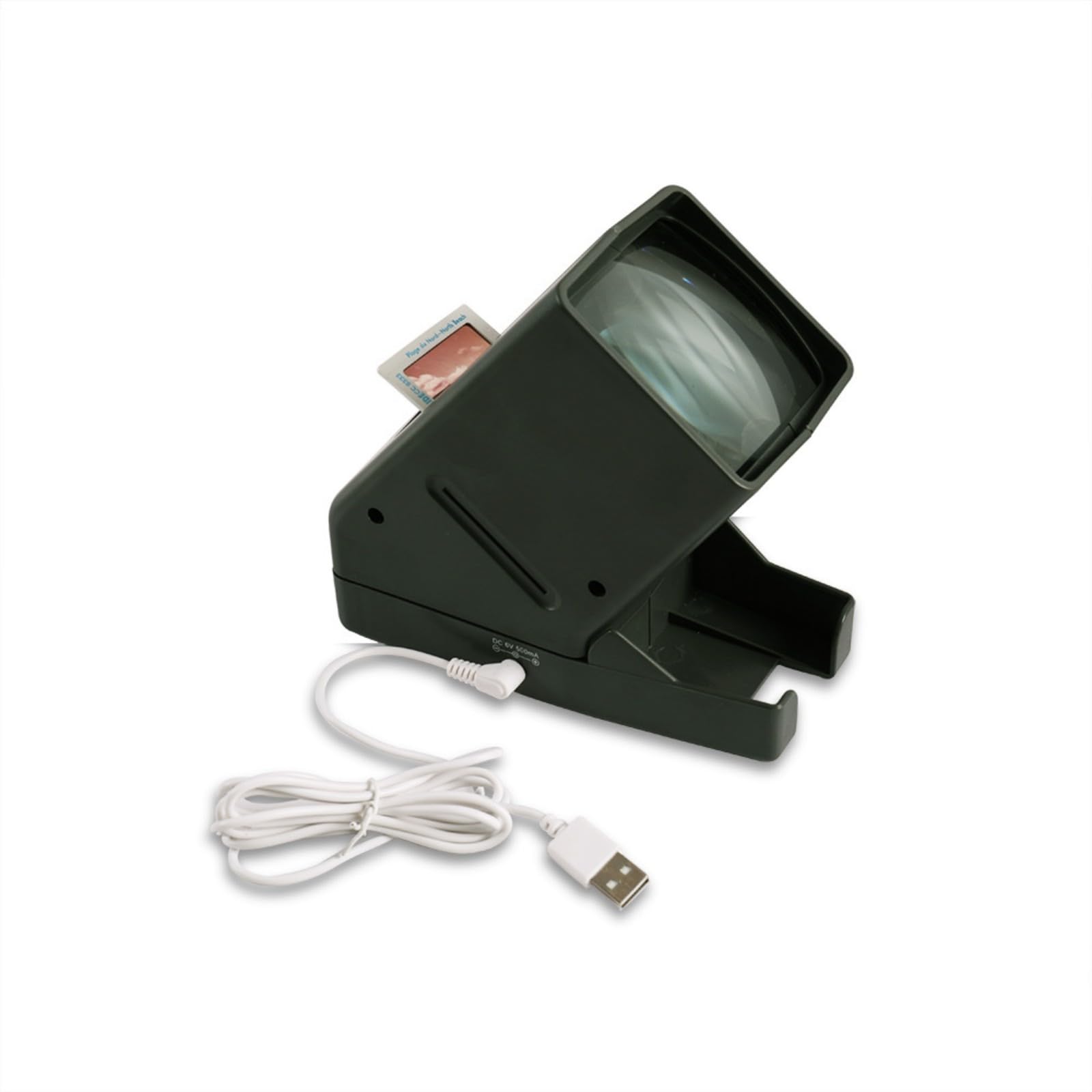 LED Beleuchteter Negativbetrachter Filmbetrachter 35 mm 3-fache Vergrößerung USB