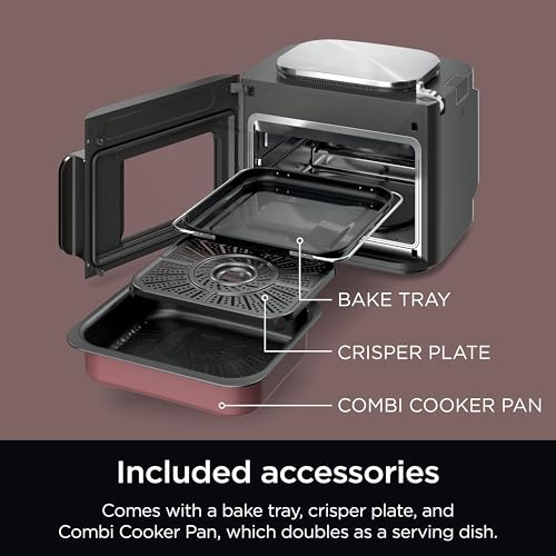 Ninja-Combi-All-in-One-Multicooker-Oven-Air-Fryer-10-in-1-Functions-Stainless-Steel-SFP700 Ninja Combi All in One Multicooker Oven Air Fryer 10 in 1 Functions Stainless Steel SFP700