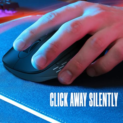 Image of Intex Flow 2.4GHz Wireless Mouse | Upto 1600 DPI Resolustion | 6 Buttons | 10 Million Button & Smooth Scrolling | Silent Clicks & Auto Slip Mode | 10M Working Range | Nano Reciver (Black)