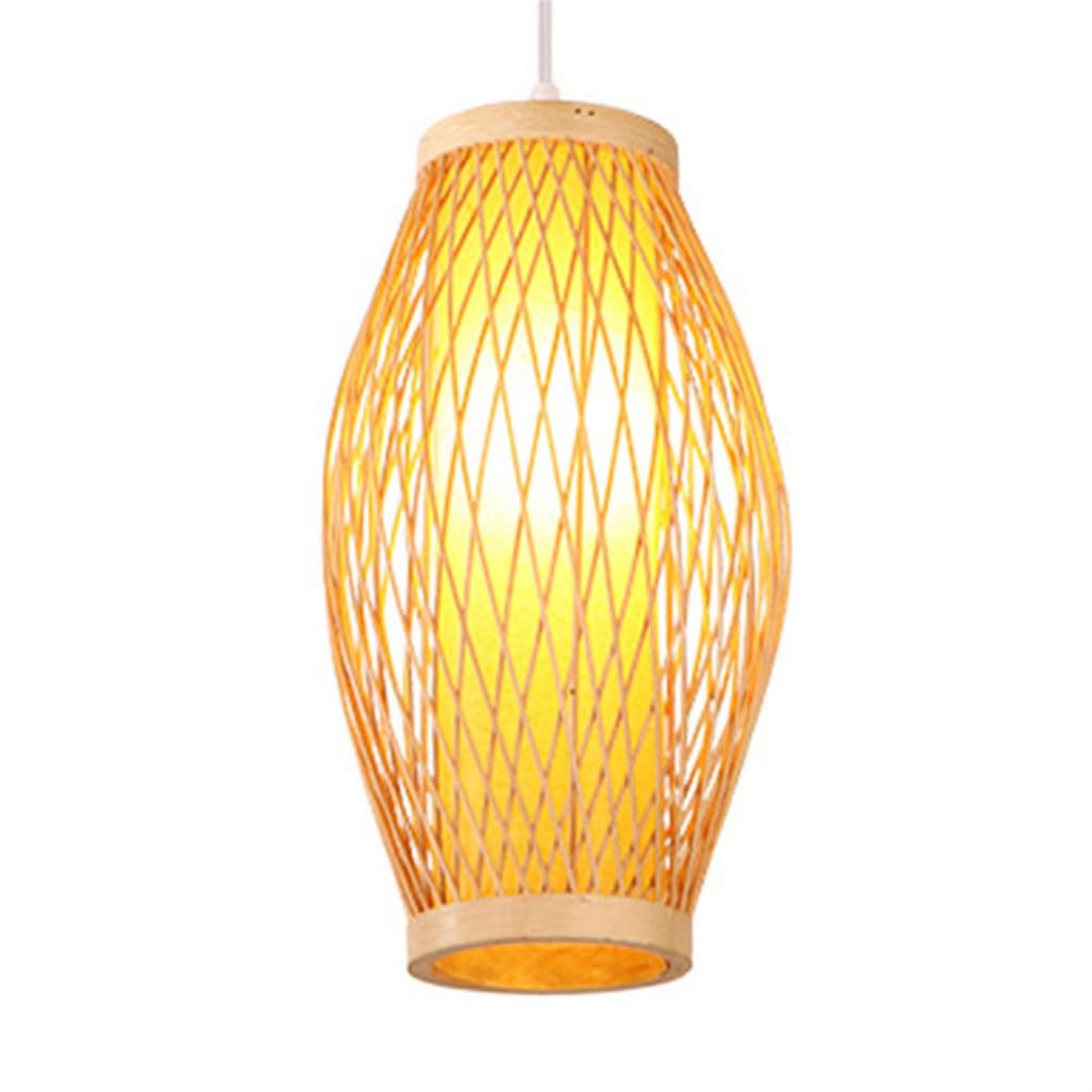 Luminaire suspendue style tatami pour chambre et ambiance zen