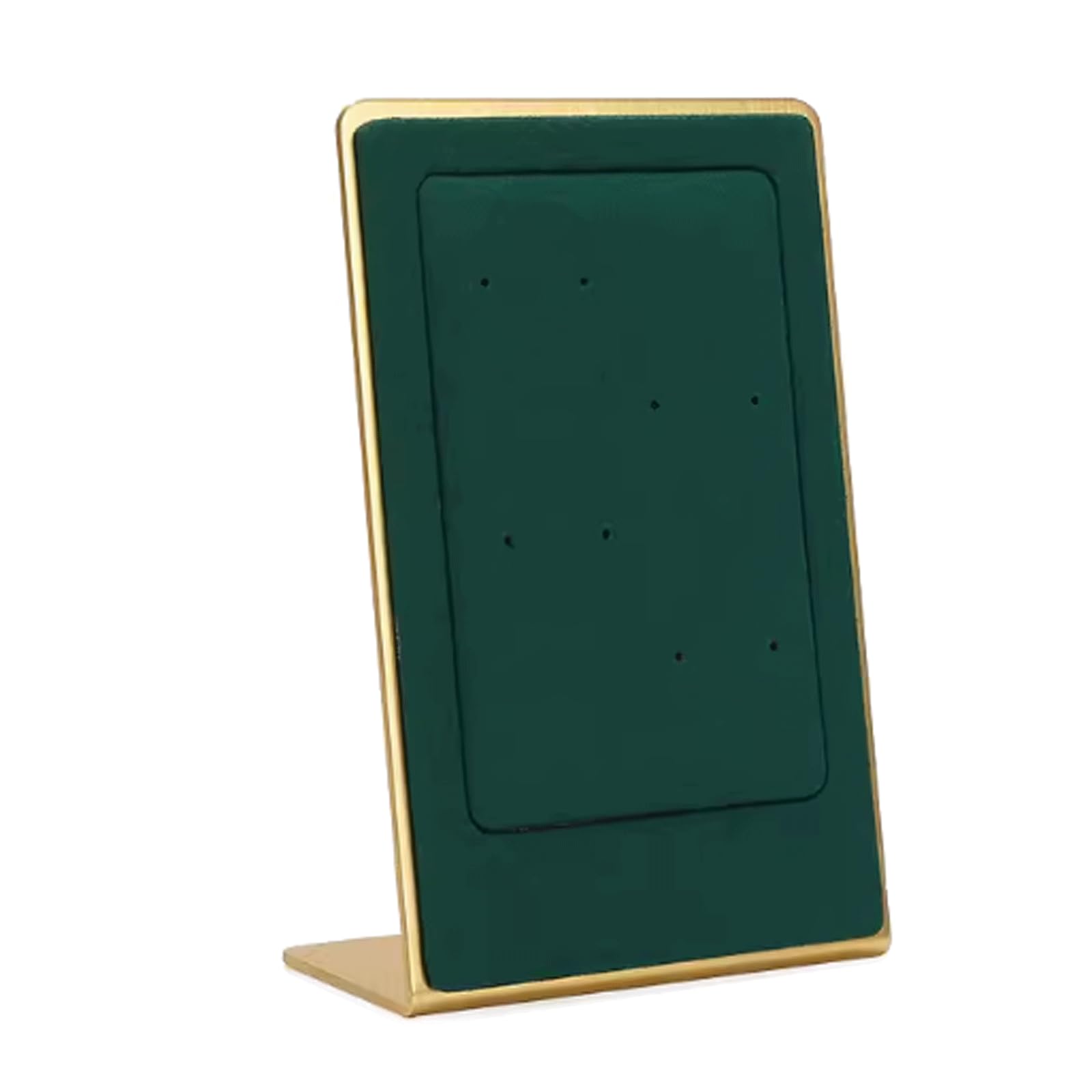 Espositore per Gioielli, espositore per Orecchini, espositore per Orecchini, Organizer da Appendere per Negozio di Gioielli (Verde Scuro)