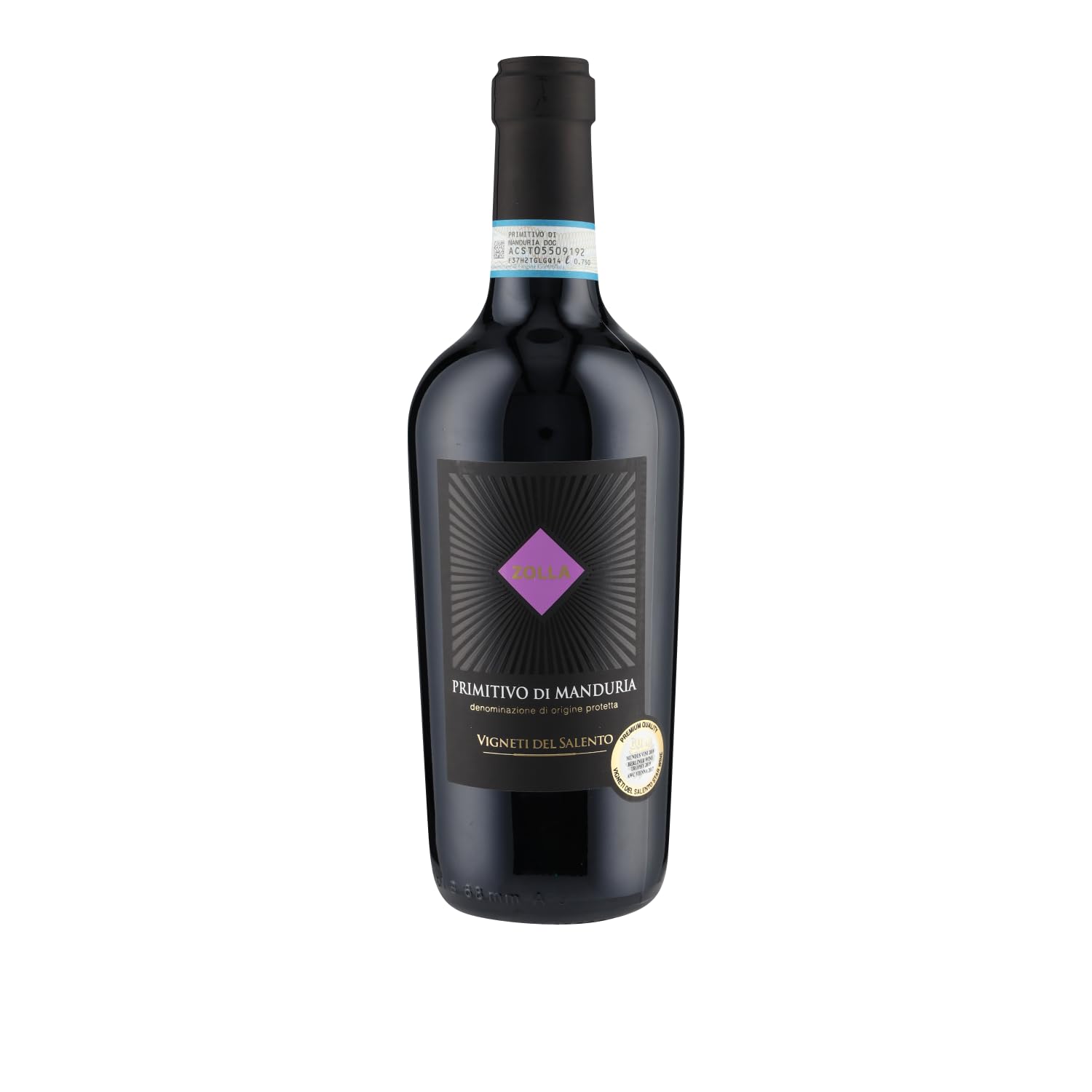 Primitivo di Manduria Zolla DOP 2022 (6 x 0.75l)+ Vinizia Dropstop