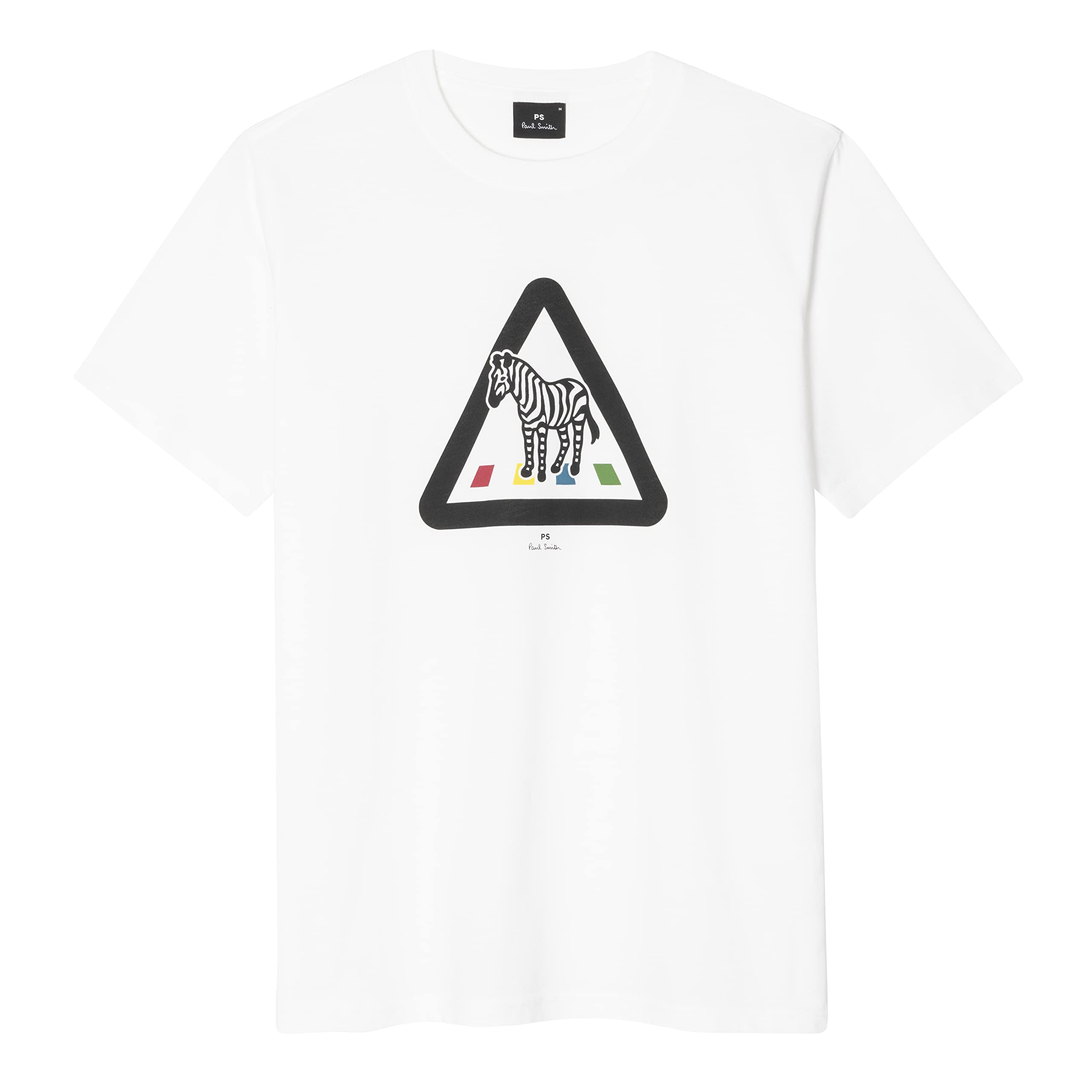 Paul SmithPs Mens Reg Fit T-Shirt Zebra Crossing