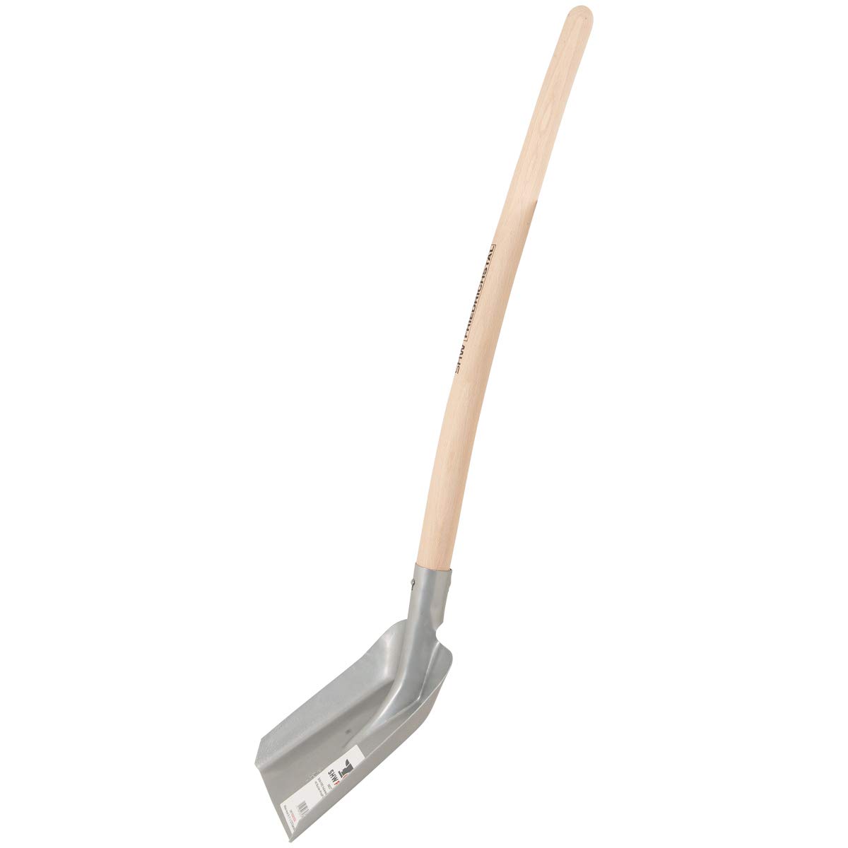 Schaufel für Keller und Randbereiche - aus robustem Stahlblech - Holzstiel 70cm - universell einsetzbar von SHW-FIRE