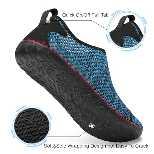 Image of Spesoul Womens and Mens Water Shoes Breathable Quick Dry Soft Barefoot Aqua Socks for Hiking Swim Beach Surf Yoga Sport