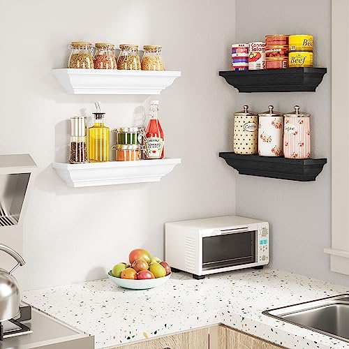 Floating Shelves White, Wood Shelves Rustic Shelves For