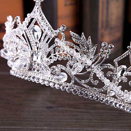 Corona de cristal para novia ideal para bodas de noche de gala 2