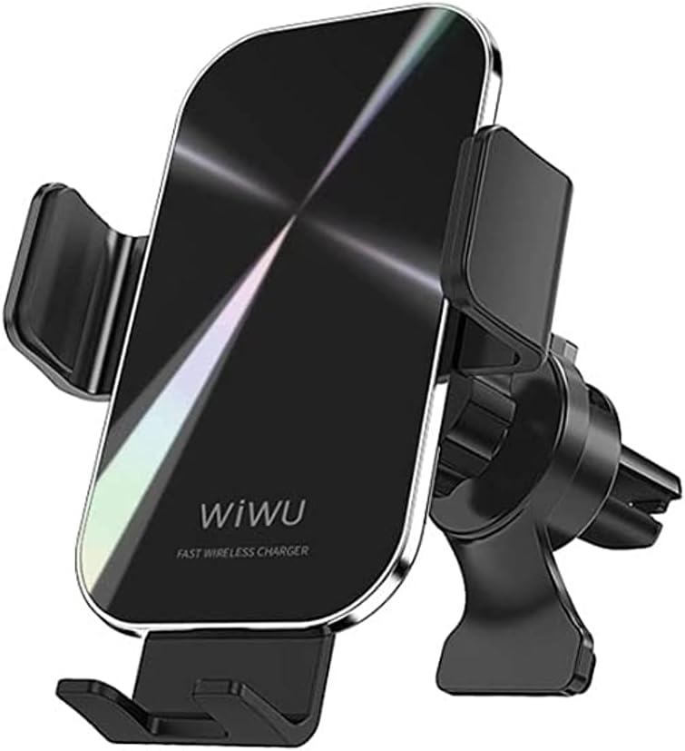 WiWULiberator 15W Wireless Charging Car Mount - Black