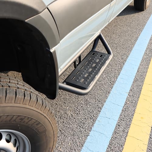Estribos laterales de aluminio para Mercedes-Benz Sprinter Van 2007-2026 miniatura 6