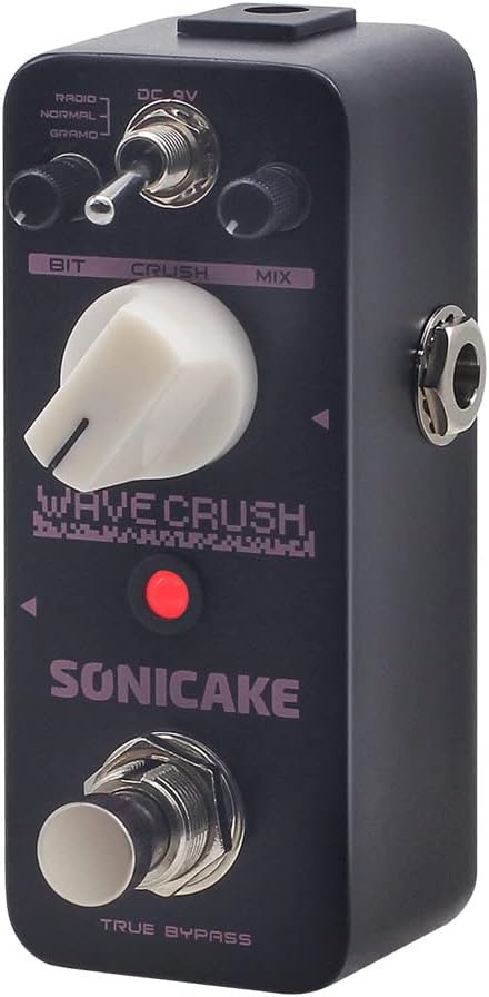 Bitcrusher Guitar Pedal Bitcrush Digital Bitcrusher Sampling Rate Sample Reducer Guitar Effects Pedal Synth Synthesizer LoFi Wave Crush