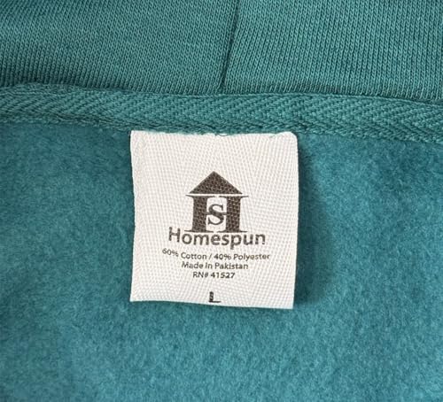 Homespun Ultra Soft 3-End Ringspun Cotton/Poly Fleece Pullover Hoodies4