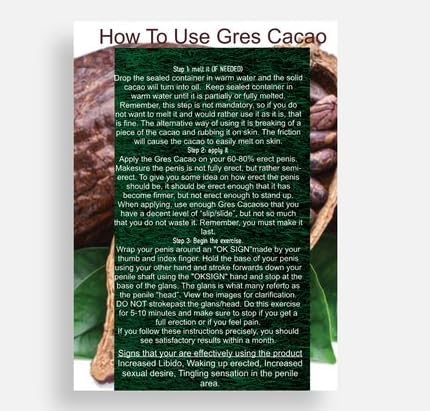 Miniatura 4 de Gres Koulev Aceite de cacao haitiano 100% orgánico (1 oz)