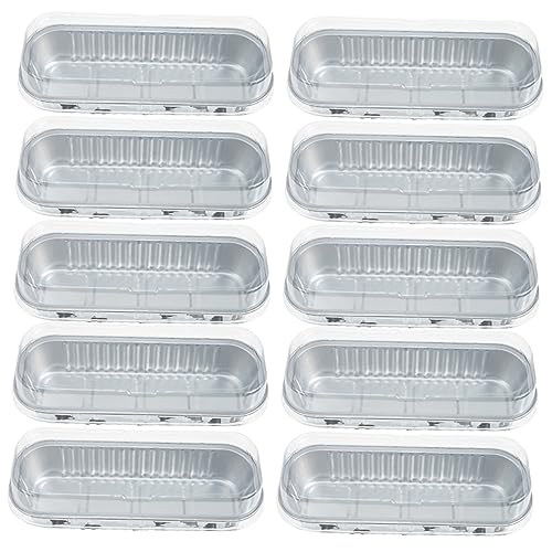 Ciieeo 15Pcs Aluminum Foil Pans with Lids Foil Containers for Baking Barbecue and Food Storage for Parties Gatherings and Easy Cleanup