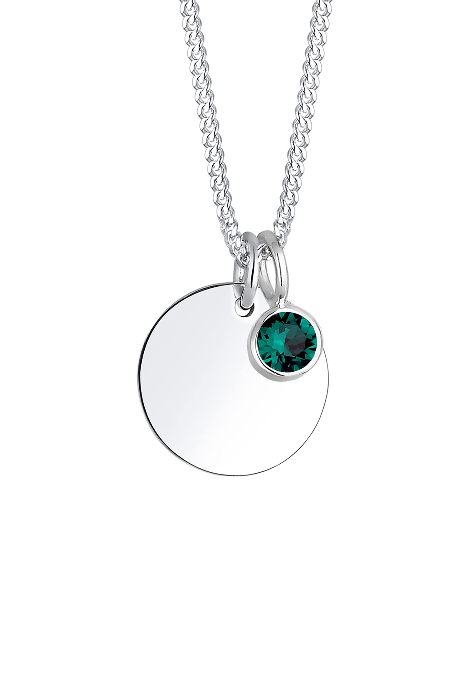 Elli Necklace Birthstone May Crystals 925 Sterling Silver