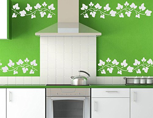 image for Stencils for Walls Ivy Stencil, 6 x 1.5 inch (S) - Classic Wall Border