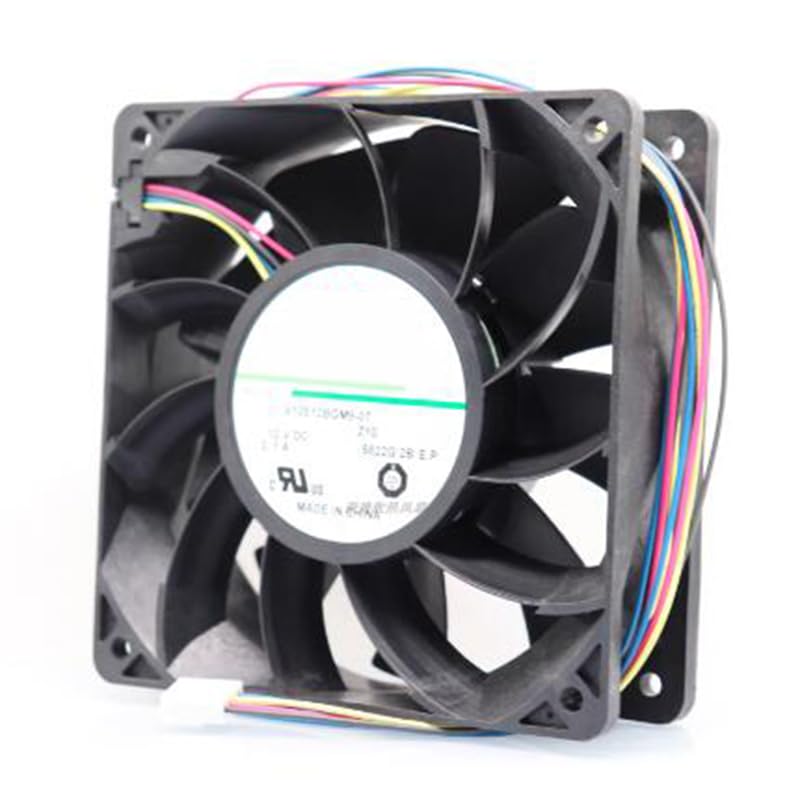 V12E12BGM9-07 Z10 DC12V 2.1A Ventilador de refrigeración de servidor de 4 cables 120 x 38 mm